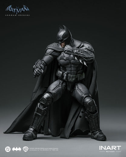 Batman: Arkham Origins - Batman (Battle Damaged Version) 1/12 Complete Model Action Figure - Figura Coleccionable