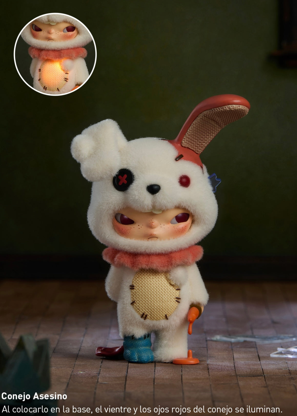 HIRONO x Parque Misterioso / Monsters Carnival Series (+ Pedestal fantasmal con luz) - Figura Coleccionable / Caja Misteriosa