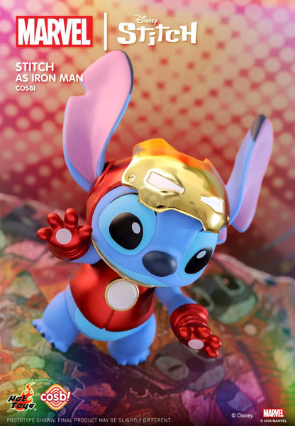 STITCH Disney + Marvel - Cosbi Collection - Figura Coleccionable / Caja Misteriosa