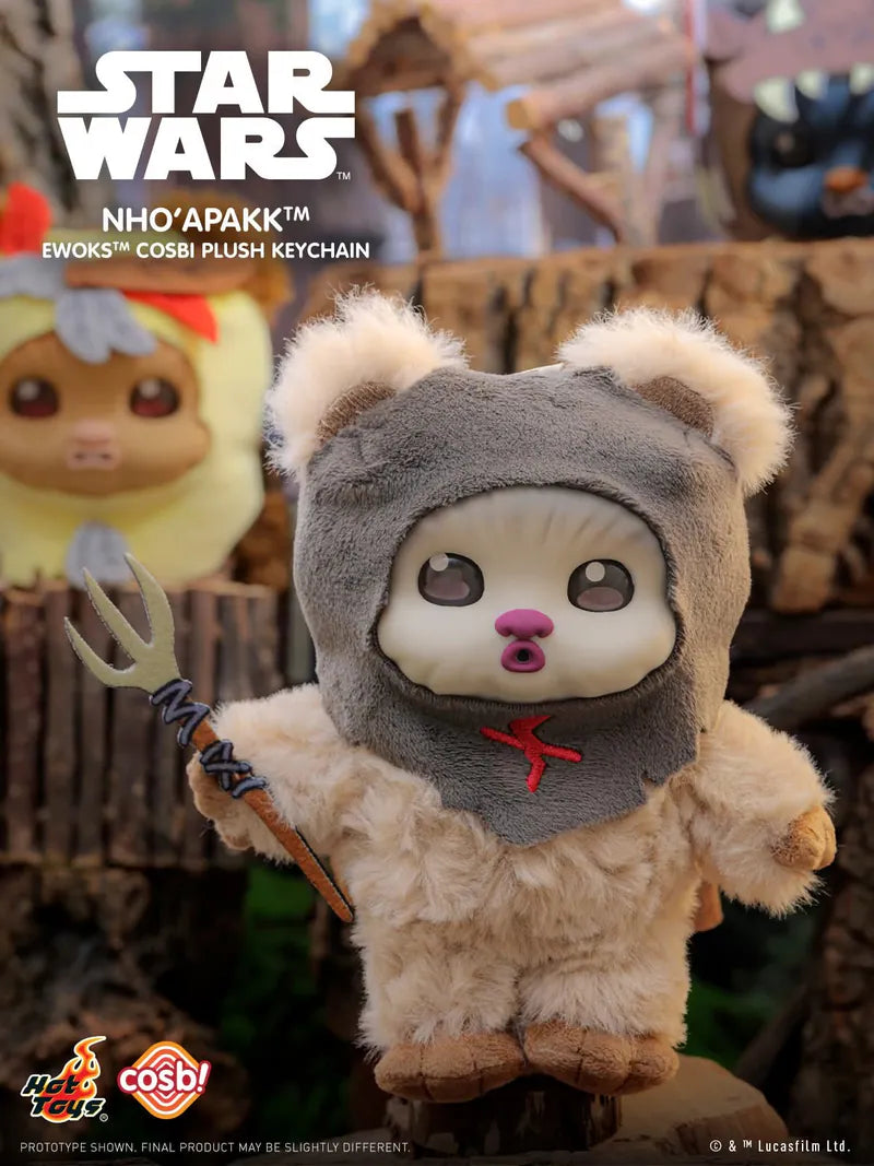 Star Wars: Ewoks™ - Cosbi Plush Keychain - Collection Series 2 - Figura Coleccionable / Caja Misteriosa