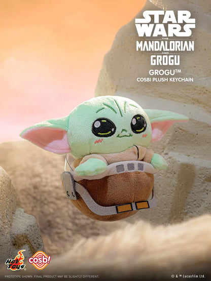 Star Wars The Mandalorian and Grogu Cosbi Plush Keychain Hot Toys