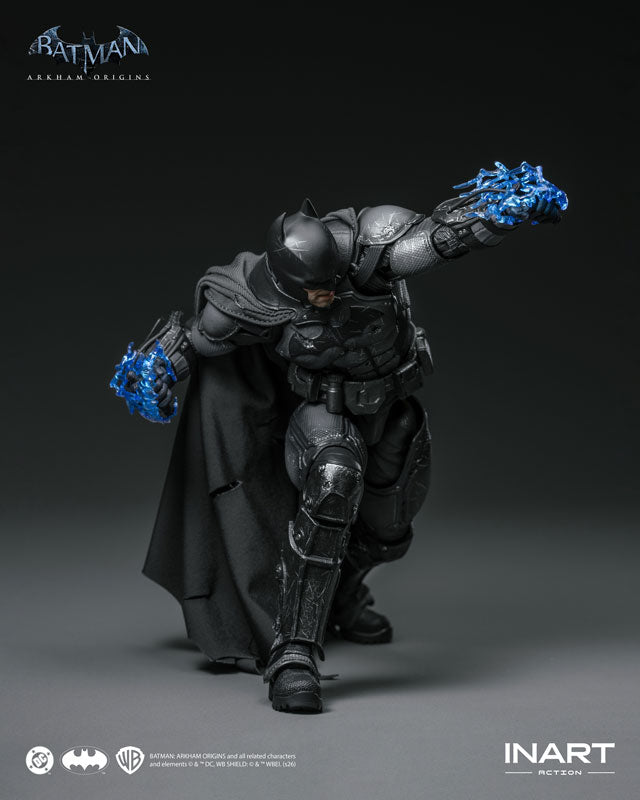 Batman: Arkham Origins - Batman (Battle Damaged Version) 1/12 Complete Model Action Figure - Figura Coleccionable