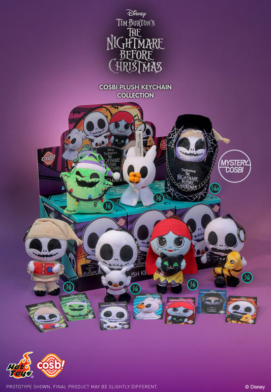 THE NIGHTMARE BEFORE CHRISTMAS - Cosbi Plush Keychain Collection - Colgante de Peluche / Caja Misteriosa