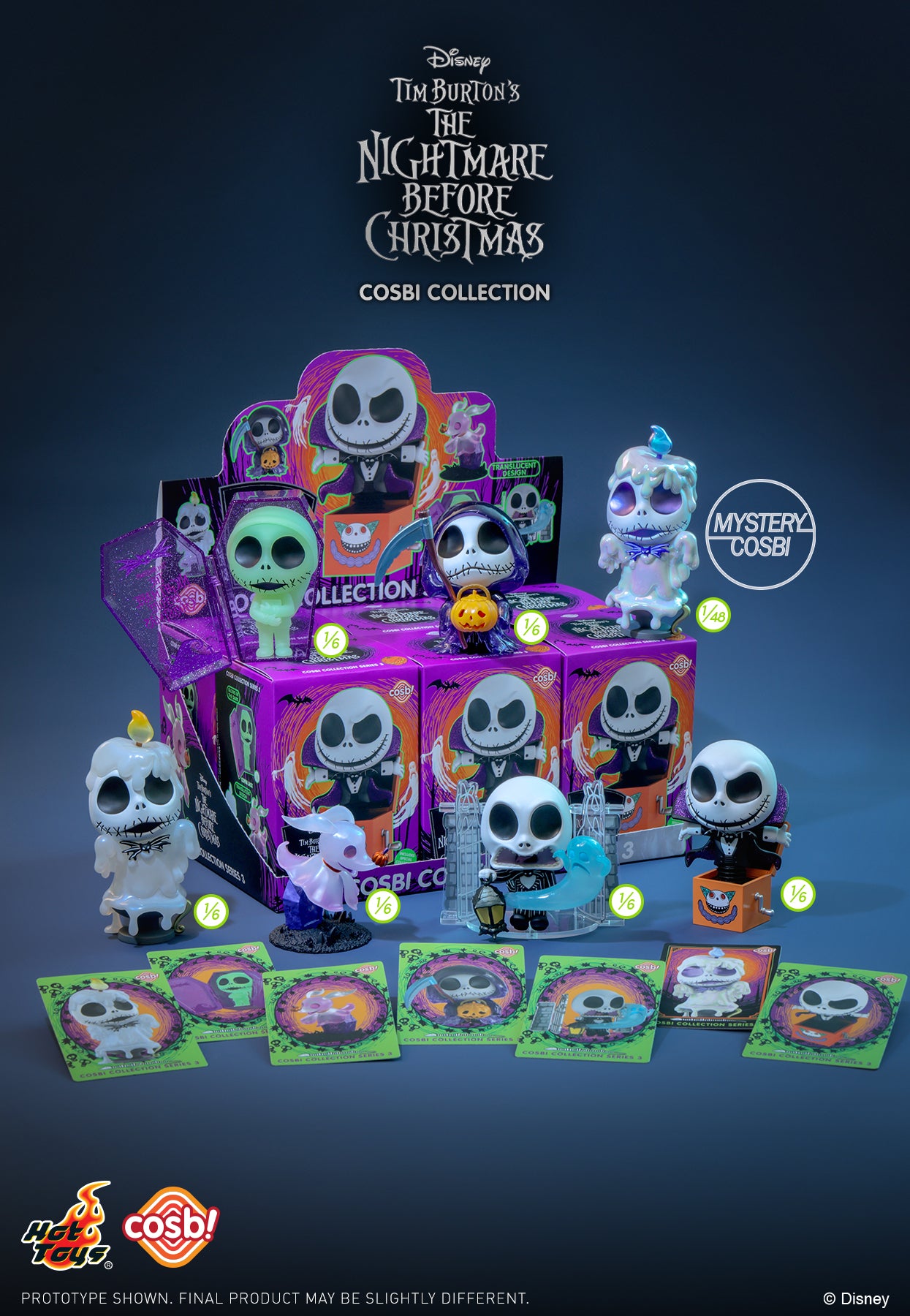 THE NIGHTMARE BEFORE CHRISTMAS - Cosbi Collection - Figura Coleccionable / Caja Misteriosa