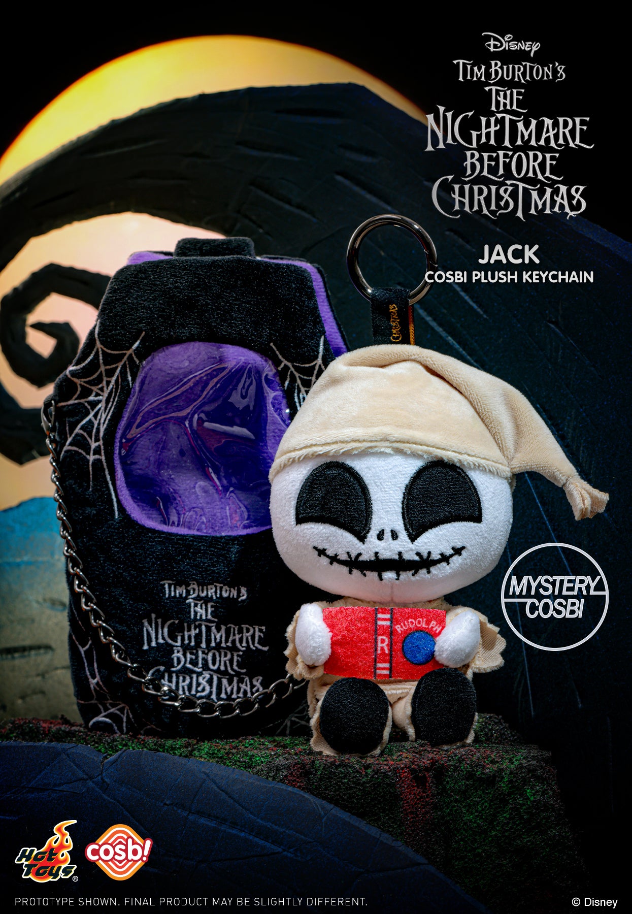 THE NIGHTMARE BEFORE CHRISTMAS - Cosbi Plush Keychain Collection - Colgante de Peluche / Caja Misteriosa
