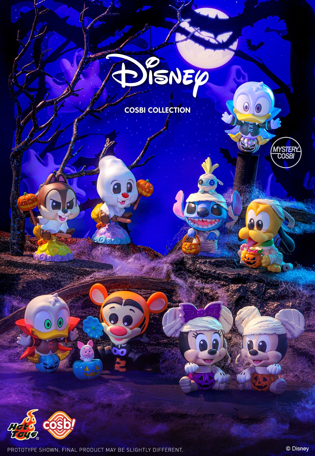 DISNEY - Halloween Cosbi Collection - Figura Coleccionable / Caja Misteriosa