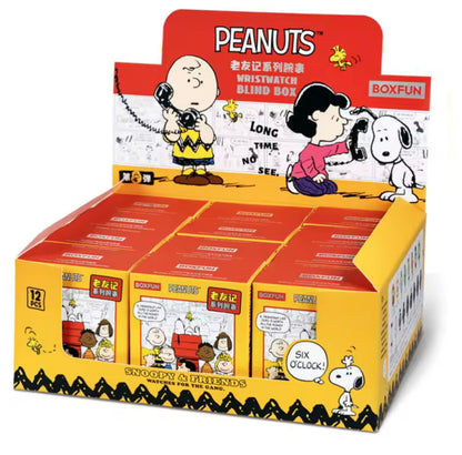 RELOJ SNOOPY & FRIENDS - Watches for the Gang Serie - Accesorio Coleccionable / Caja Misteriosa
