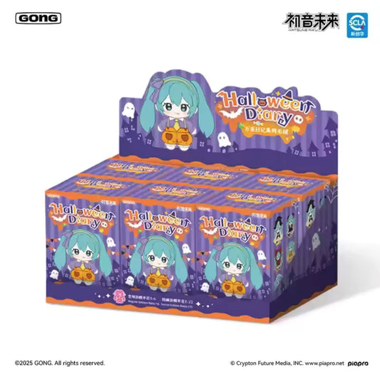 HATSUNE MIKU - Halloween Diary Serie - Peluche Coleccionable / Caja Misteriosa