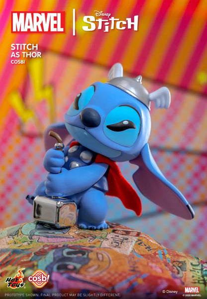STITCH Disney + Marvel - Cosbi Collection - Figura Coleccionable / Caja Misteriosa