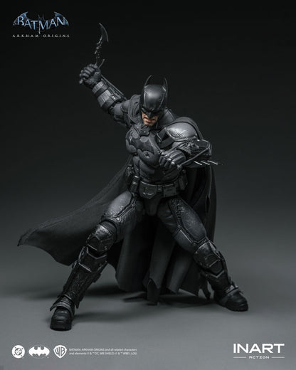 Batman: Arkham Origins - Batman (Battle Damaged Version) 1/12 Complete Model Action Figure - Figura Coleccionable