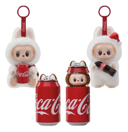 LABUBU THE MONSTERS - Coca Cola Serie - Colgante de Peluche / Caja Misteriosa