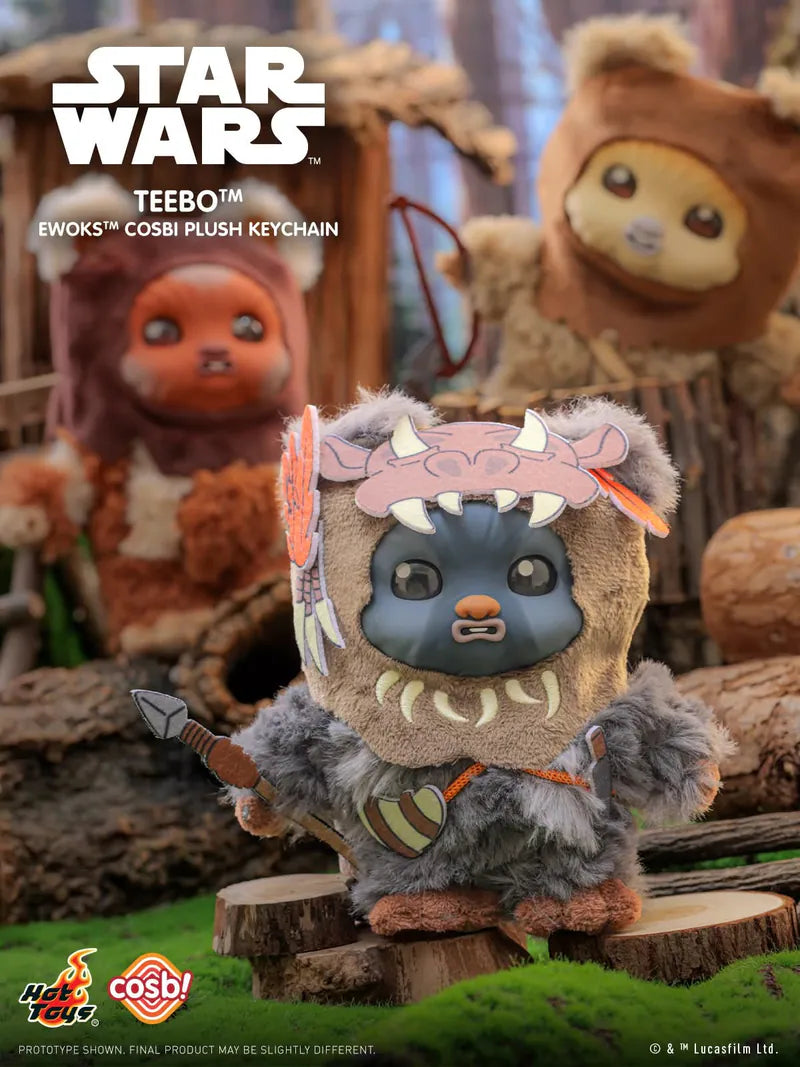 Star Wars: Ewoks™ - Cosbi Plush Keychain - Collection Series 2 - Figura Coleccionable / Caja Misteriosa