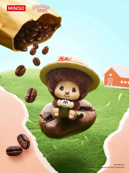 Monchhichi - Mon Mon Farm - Classic Coffie Series - Figura Coleccionable
