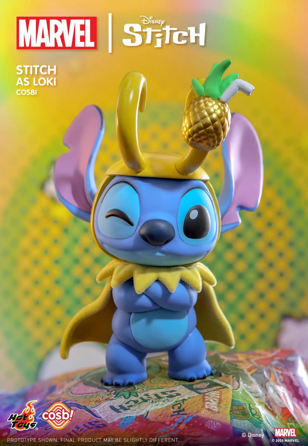 STITCH Disney + Marvel - Cosbi Collection - Figura Coleccionable / Caja Misteriosa