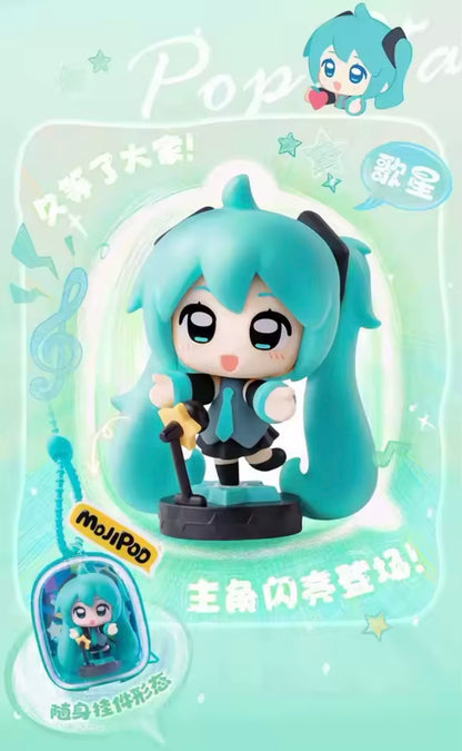 Hatsune Miku - MOJIPOD - Series: Diverse Music Festival - Figura de Colección / Caja Misteriosa