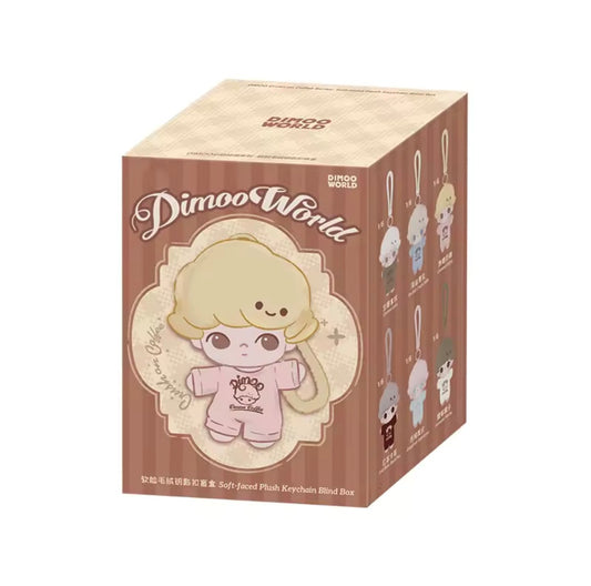 DIMOO World - Crush on Coffee Serie - Colgante de Peluche / Caja Misteriosa