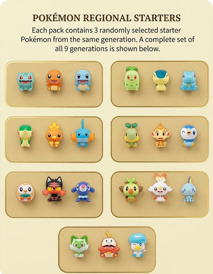 Pokémon - 30 aniversario - Palmsize Wonders - First Partner - Figura Coleccionable / Caja Misteriosa