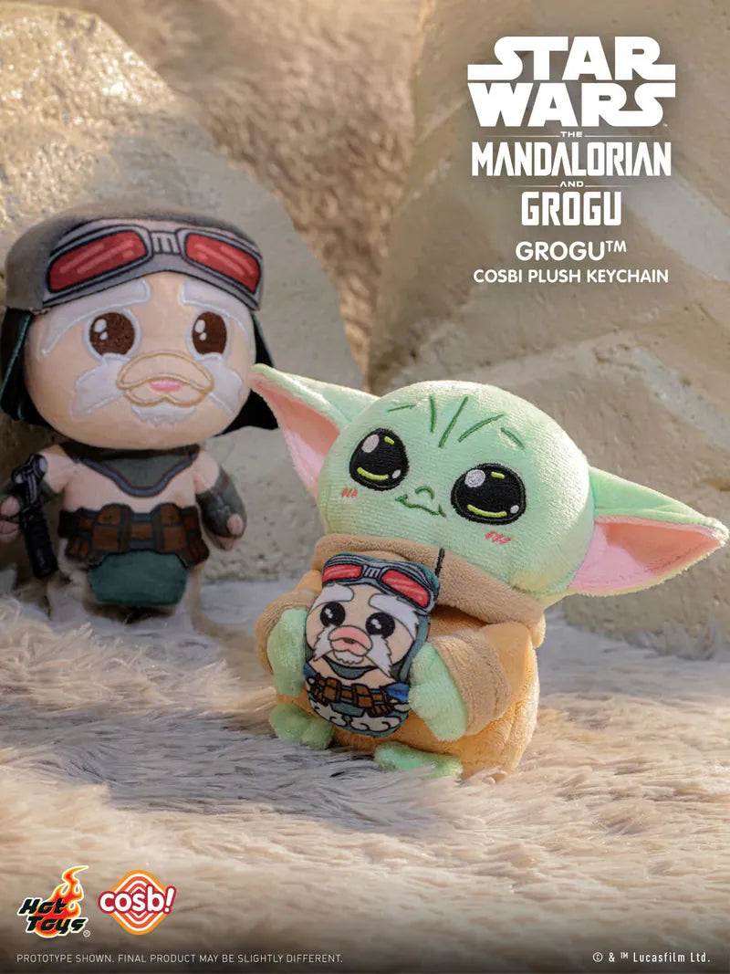 Star Wars The Mandalorian and Grogu Cosbi Plush Keychain Hot Toys