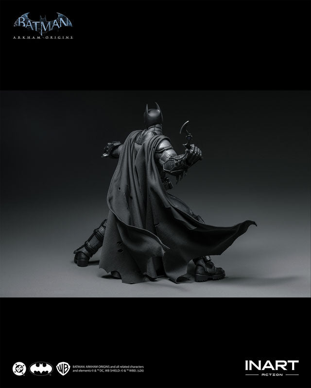 Batman: Arkham Origins - Batman (Battle Damaged Version) 1/12 Complete Model Action Figure - Figura Coleccionable