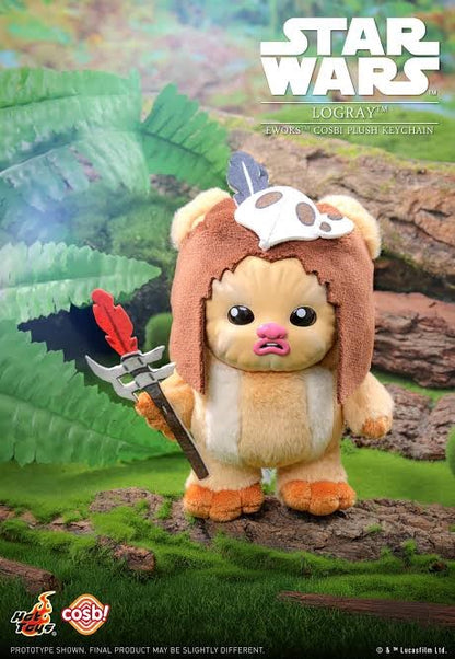 Ewoks Cosbi - Star Wars - Colgante de Peluche / Caja Misteriosa