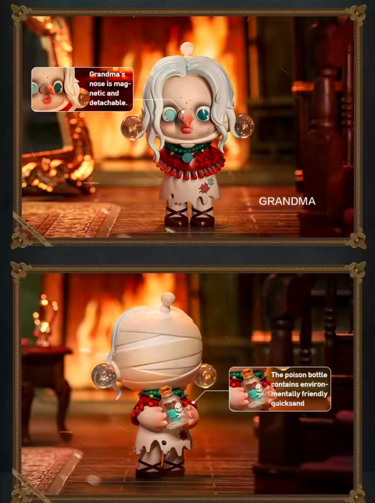 SKULLPANDA × THE ADDAMS FAMILY Series - Figura Coleccionable / Caja Misteriosa