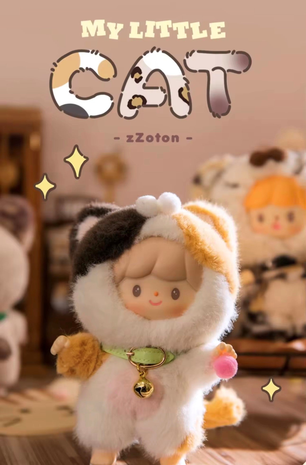 CAT zZOTON - My Little Cat Serie - Peluche Coleccionable / Caja Misteriosa