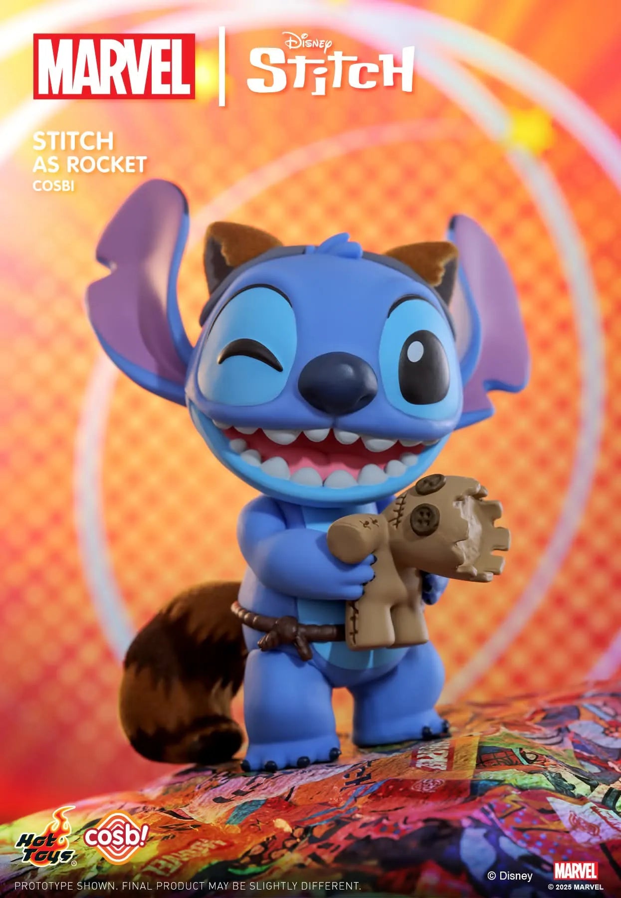 STITCH Disney + Marvel - Cosbi Collection - Figura Coleccionable / Caja Misteriosa