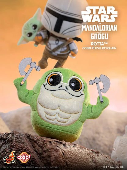 Star Wars The Mandalorian and Grogu Cosbi Plush Keychain Hot Toys