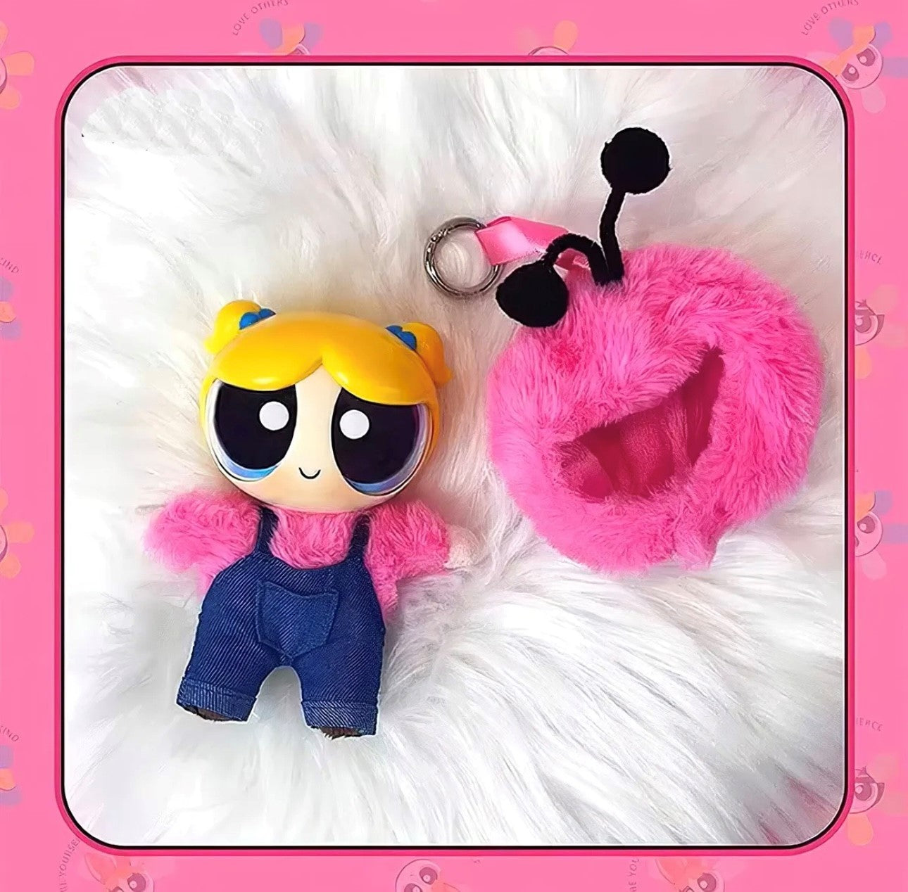 THE POWERPUFF GIRL - Plush Party Serie - Colgante de Peluche / Caja Misteriosa
