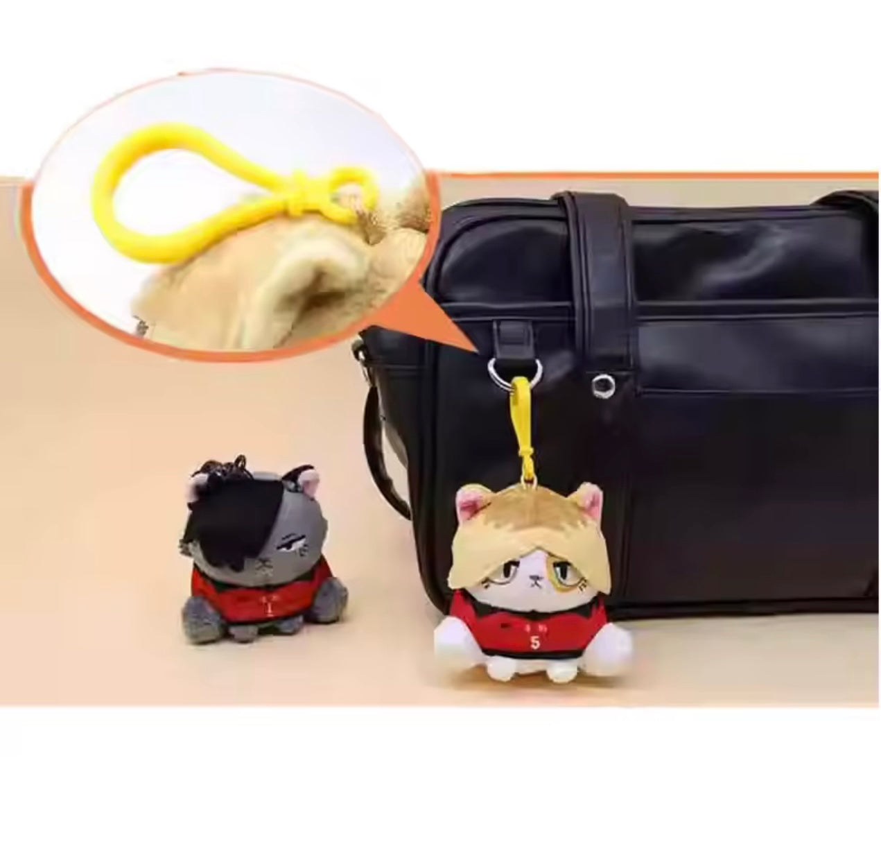 HAIKYU!! - GUGU (mascota) Hinata Shoyo Serie - Colgante de Peluche / Caja Misteriosa (PEDIDO)