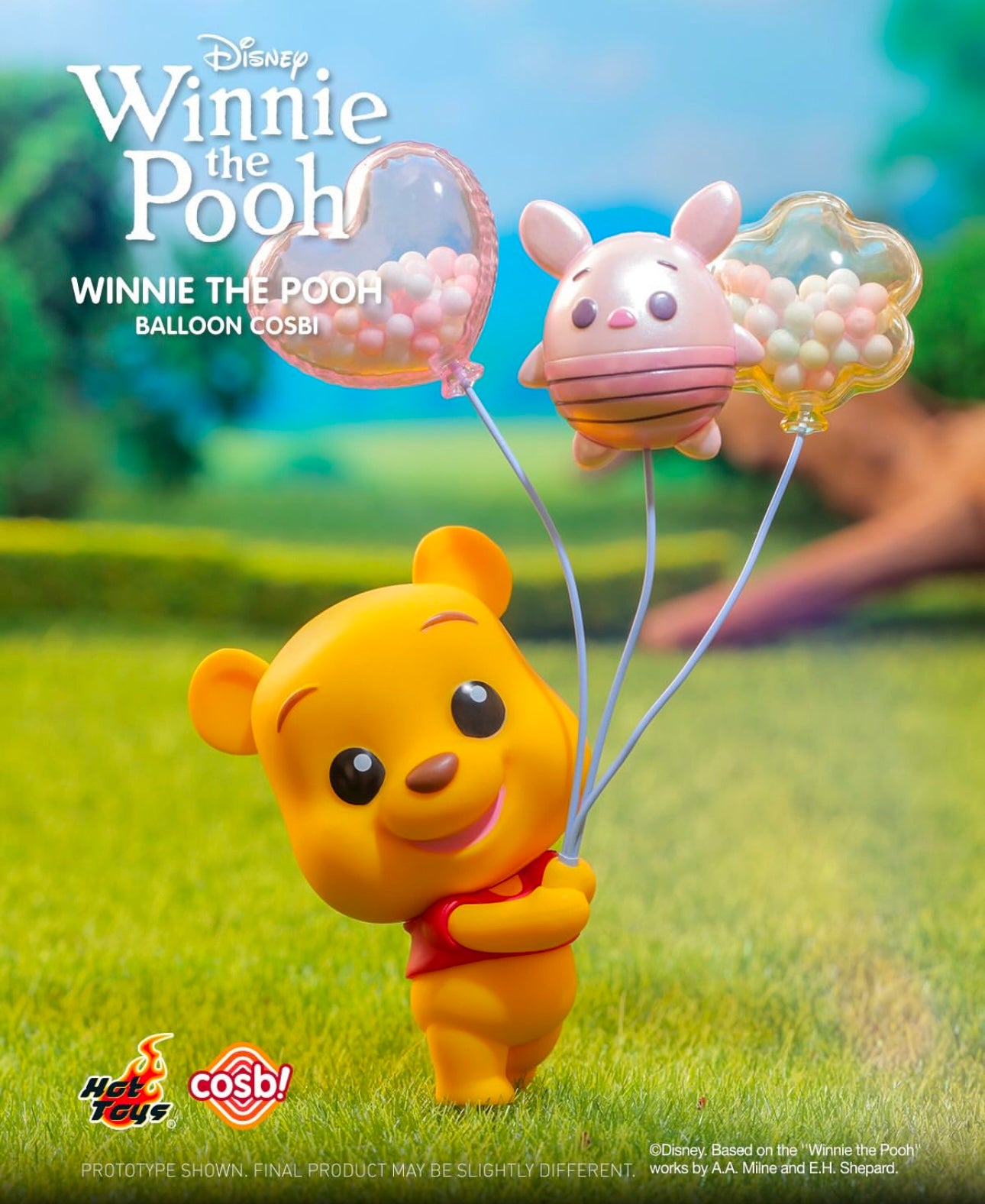 WINNIE THE POOH - Ballon Series - Cosbi Collection - Figura Coleccionable / Caja Misteriosa