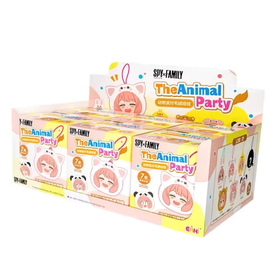 ANYA FORGER - Spy x Family - The Animal Party Serie - Colgante de Peluche / Caja Misteriosa