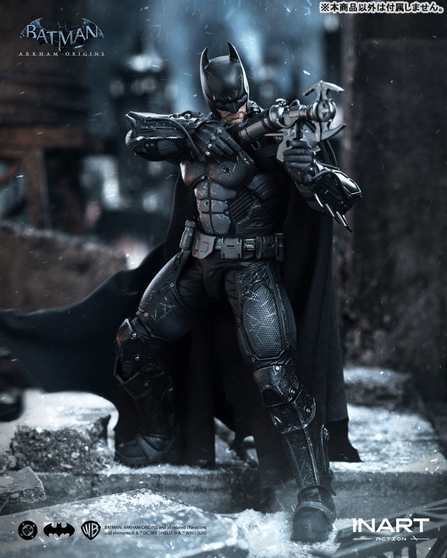 Batman: Arkham Origins - Batman (Battle Damaged Version) 1/12 Complete Model Action Figure - Figura Coleccionable
