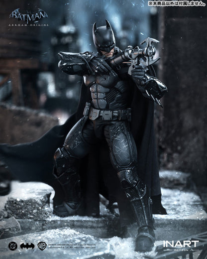 Batman: Arkham Origins - Batman (Battle Damaged Version) 1/12 Complete Model Action Figure - Figura Coleccionable