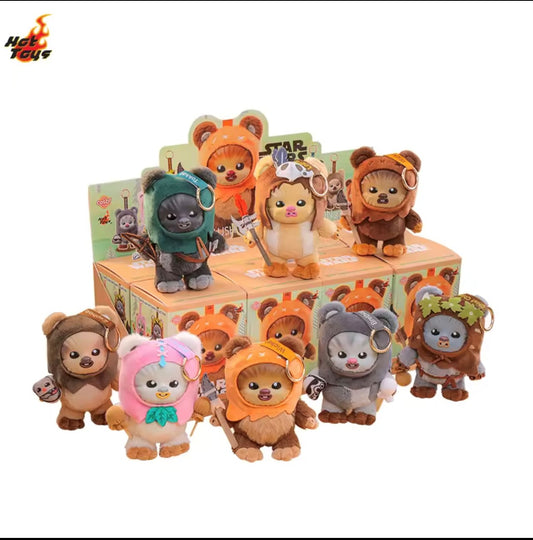 Ewoks Cosbi - Star Wars - Colgante de Peluche / Caja Misteriosa