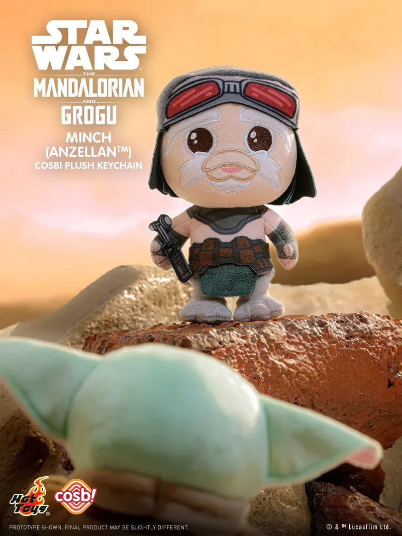 Star Wars The Mandalorian and Grogu Cosbi Plush Keychain Hot Toys