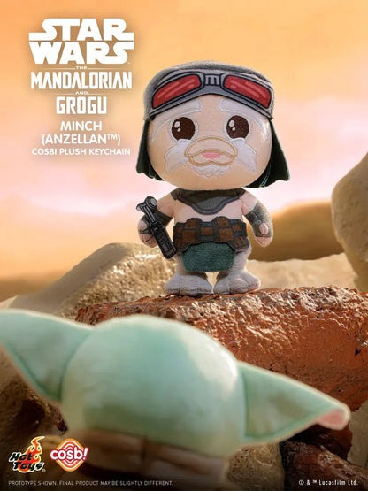 Star Wars The Mandalorian and Grogu Cosbi Plush Keychain Hot Toys