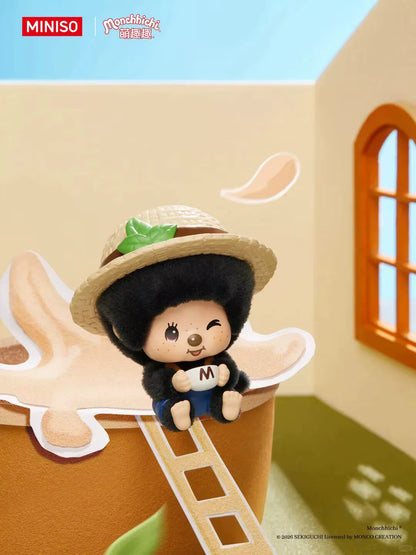 Monchhichi - Mon Mon Farm - Classic Coffie Series - Figura Coleccionable
