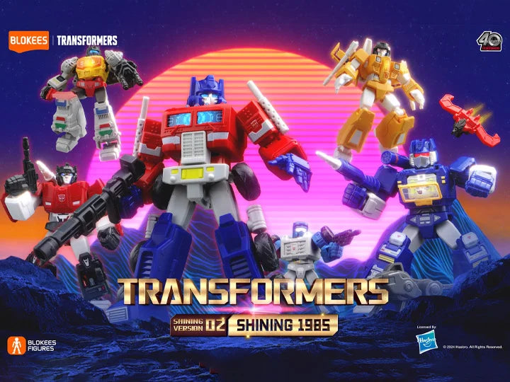 TRANSFORMERS G1 1985 Vol. 2 - Shining version (LED) Blokees - Figura Coleccionable / Caja Misteriosa / Model Kit (PEDIDO)