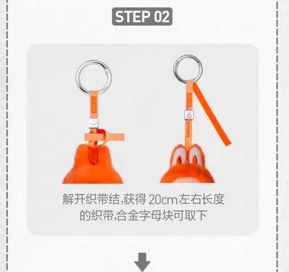 LABUBU THE MONSTERS - Pin for Love Serie (N - Z) - Colgante de Peluche / Caja Misteriosa