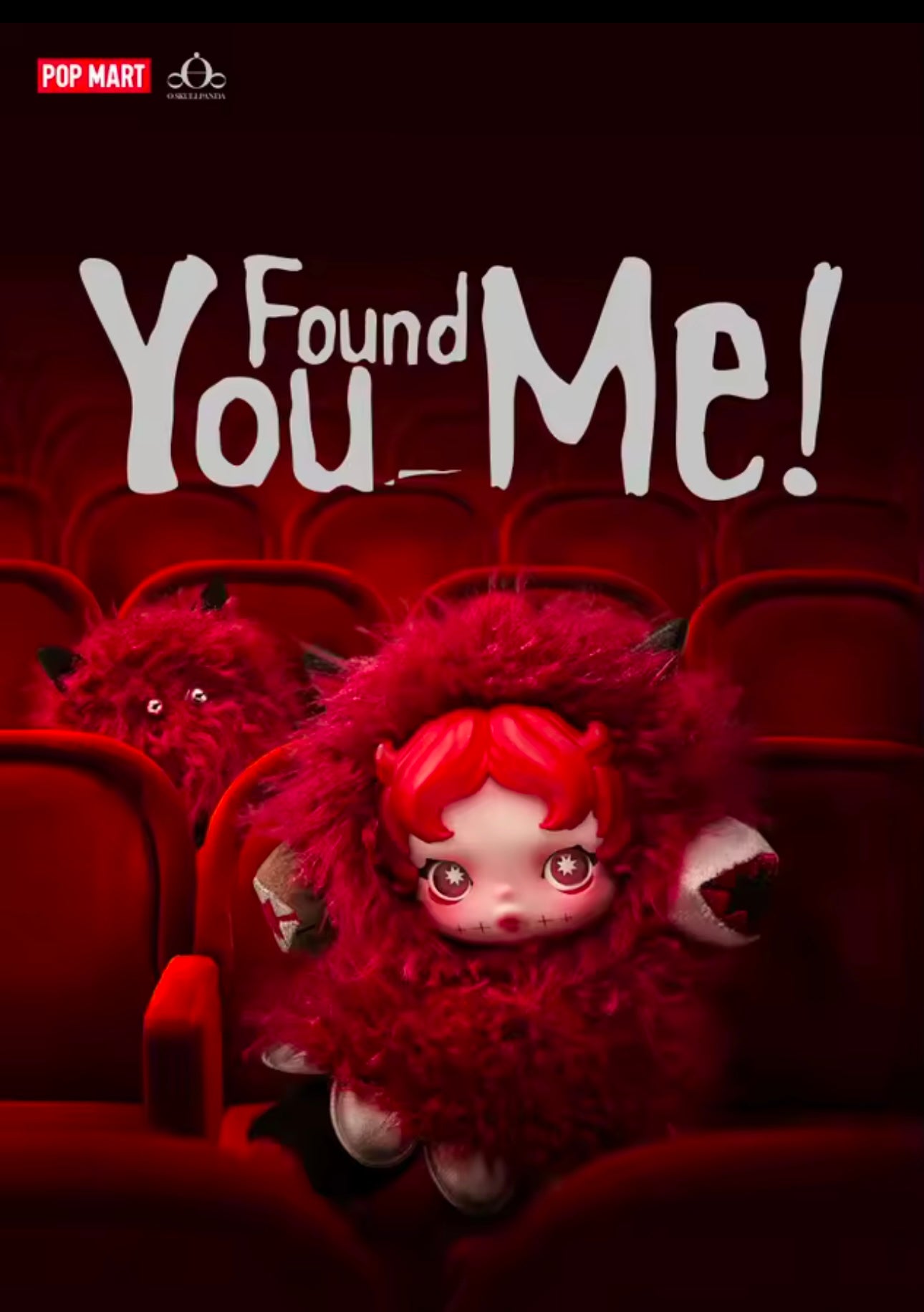 SKULLPANDA - You Found Me! Serie - Colgante de Peluche / Caja Misteriosa