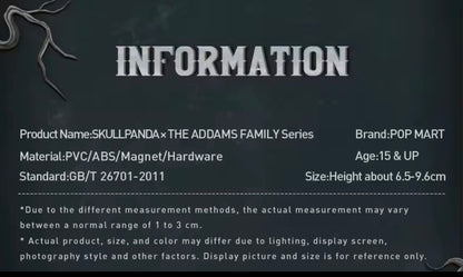 SKULLPANDA × THE ADDAMS FAMILY Series - Figura Coleccionable / Caja Misteriosa