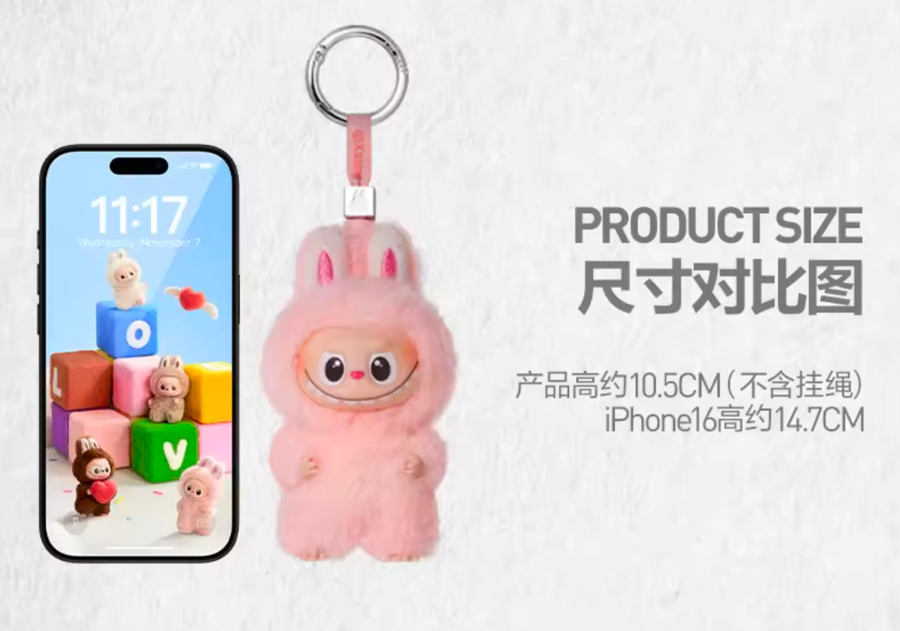 LABUBU THE MONSTERS - Pin for Love Serie (N - Z) - Colgante de Peluche / Caja Misteriosa