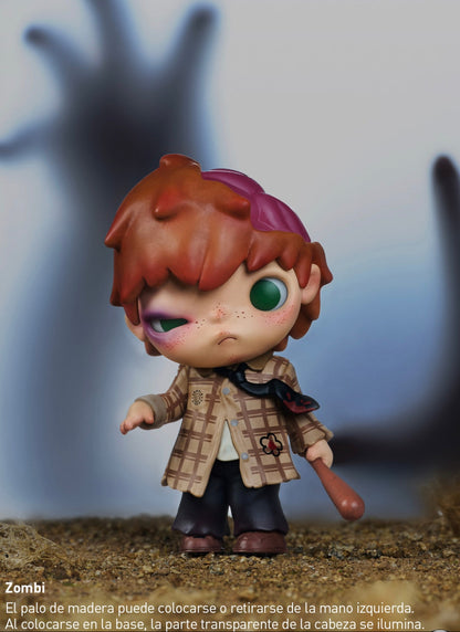 HIRONO x Parque Misterioso / Monsters Carnival Series (+ Pedestal fantasmal con luz) - Figura Coleccionable / Caja Misteriosa