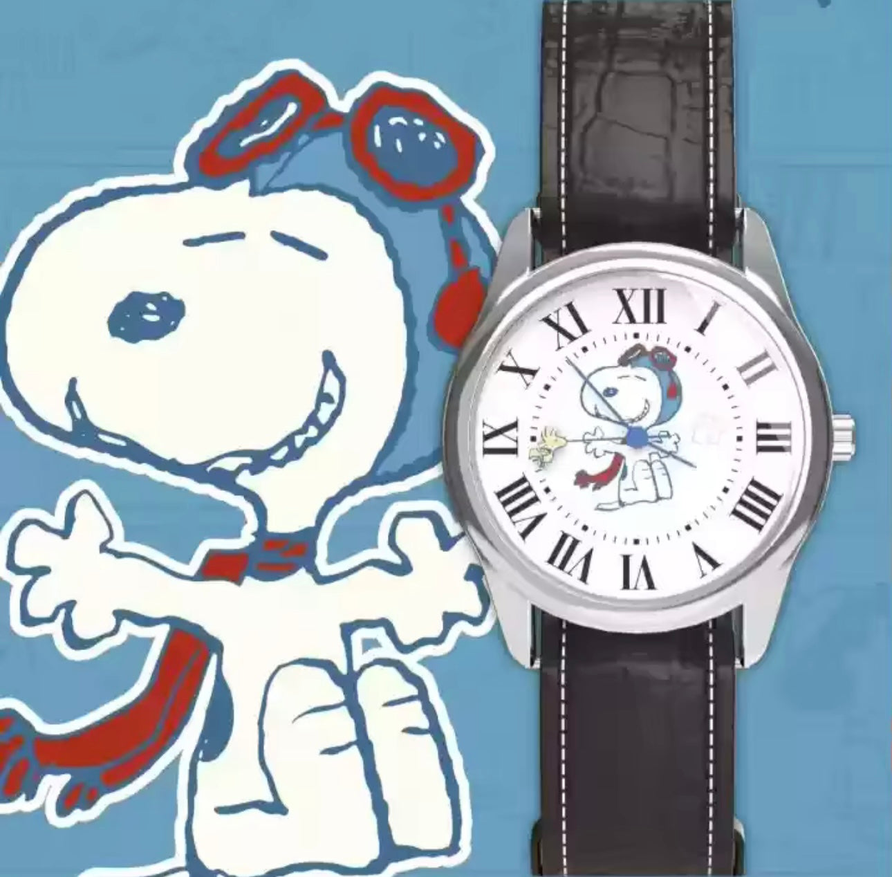 RELOJ SNOOPY & FRIENDS - Watches for the Gang Serie - Accesorio Coleccionable / Caja Misteriosa