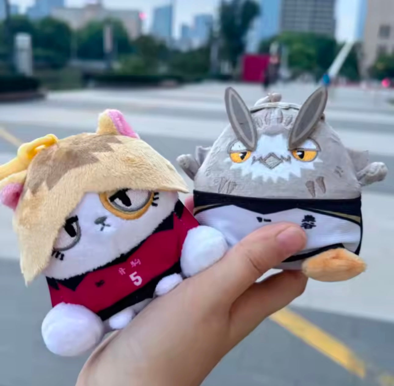 HAIKYU!! - GUGU (mascota) Hinata Shoyo Serie - Colgante de Peluche / Caja Misteriosa (PEDIDO)