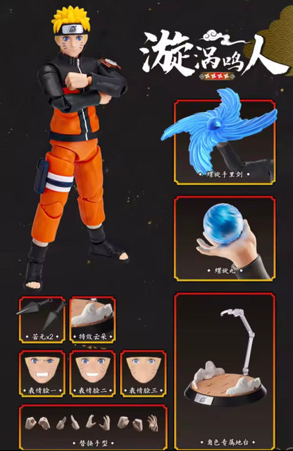 NARUTO UZUMAKI - Naruto Shippuden Serie - Champion Class Blokees - Figura Coleccionable / Model Kit