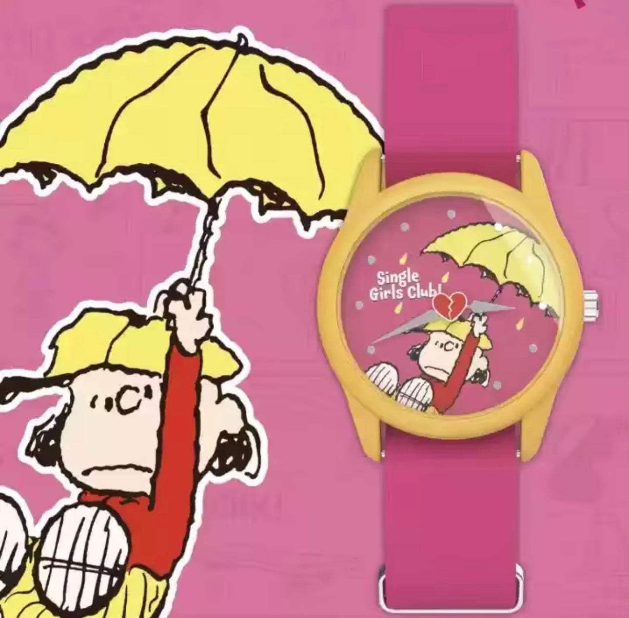 RELOJ SNOOPY & FRIENDS - Watches for the Gang Serie - Accesorio Coleccionable / Caja Misteriosa
