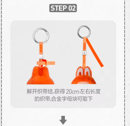 LABUBU THE MONSTERS - Pin for Love Serie (N - Z) - Colgante de Peluche / Caja Misteriosa