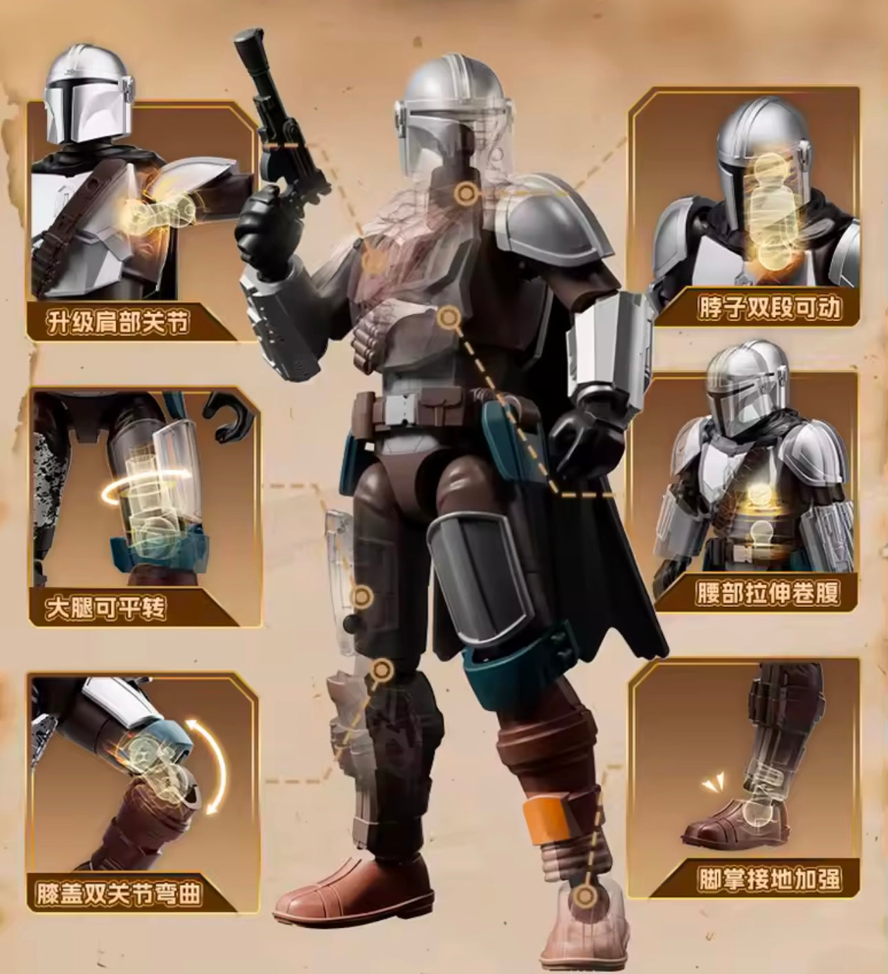 STAR WARS THE MANDALORIAN - Galaxy version vol. 1 - Figura Coleccionable / Caja Misteriosa  / Model Kit